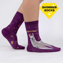 Load image into Gallery viewer, Llamazing! - Women's Crew Socks - Sock It To Me
