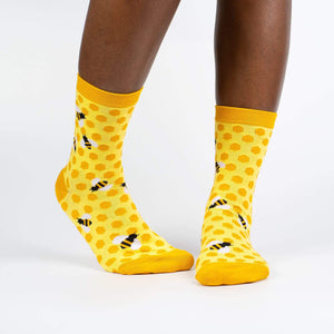 Bee's Knees - Women's Crew Socks - Sock It To Me Women's