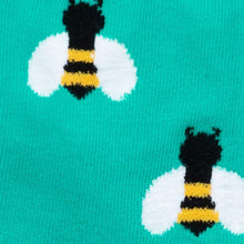 Load image into Gallery viewer, Bee Happy - Women&#39;s Crew Socks - Sock It To Me
