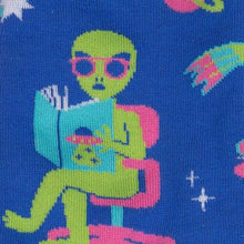 Load image into Gallery viewer, Intergalactic Reading List - Women&#39;s Crew Socks - Sock It To Me

