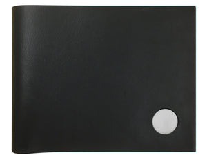 Teal Edge - Slimfold Steel & Leather Wallet