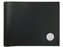 Load image into Gallery viewer, Ice Blue Edge - Steel &amp; Leather Slim Billfold Wallet
