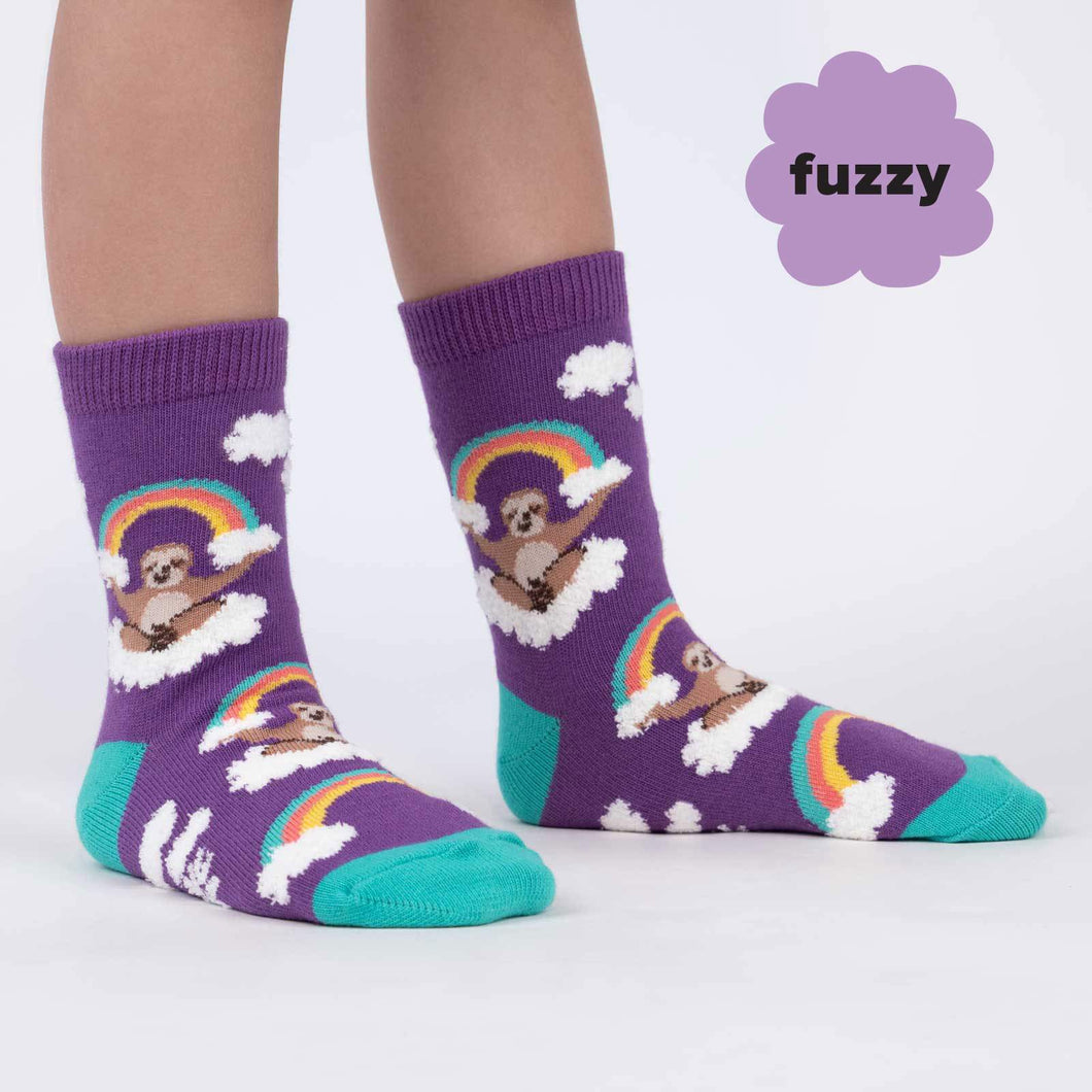 Sloth Dreams - Youth Crew Socks Ages 3-6 - Sock It To me