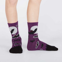 Load image into Gallery viewer, Batnado (Glow In The Dark) - Youth Crew Ages 3-6 - Sock It To Me
