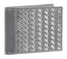 Load image into Gallery viewer, Herringbone - Steel Billfold Wallet
