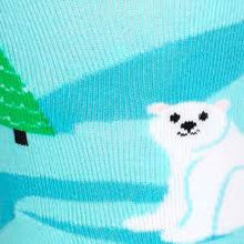 Load image into Gallery viewer, Polar Bear Stare - Youth Crew Ages 3-6 - Sock It To Me

