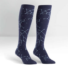 Load image into Gallery viewer, Constellation (Glow in the Dark)- Women's Knee High Socks - Sock It To Me
