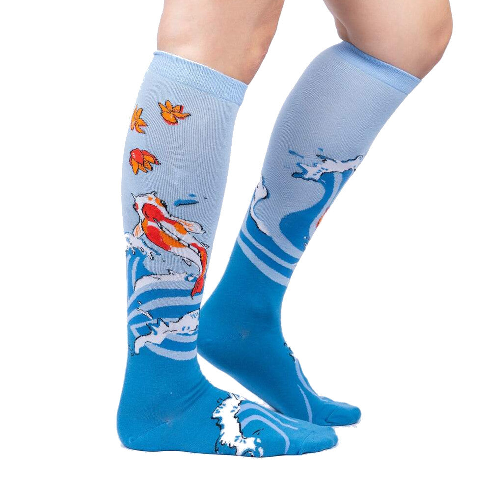 Beauty In The Water - Women's Knee High Socks - Sock It To Me
