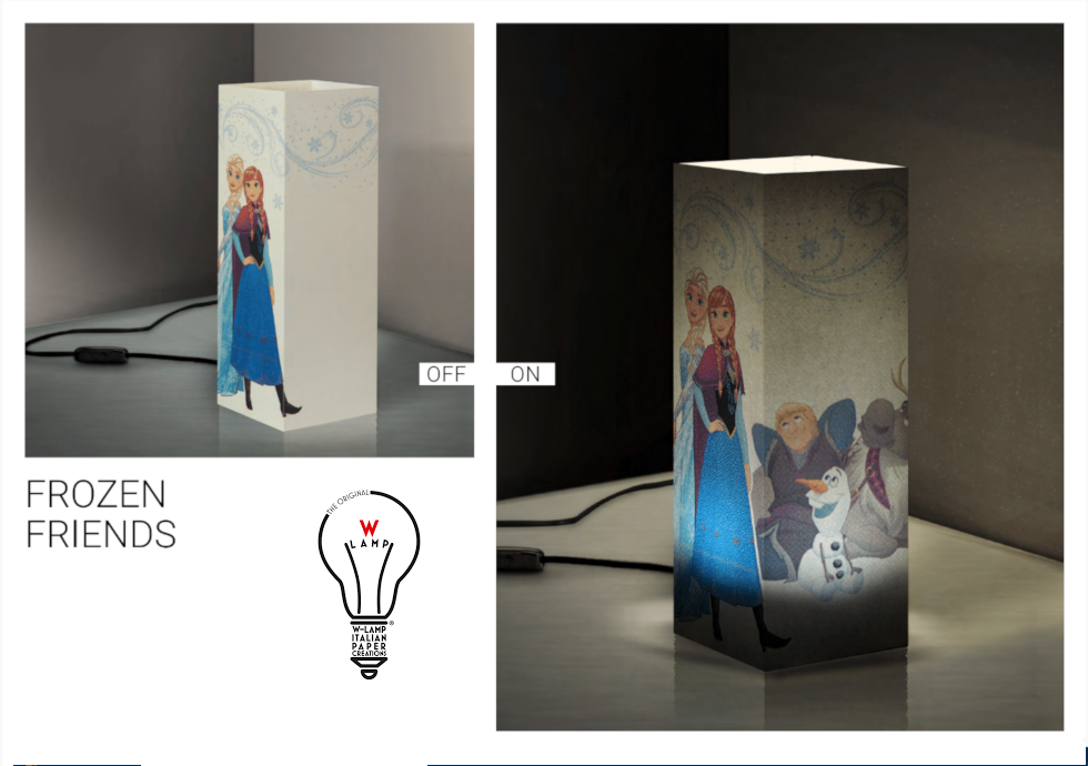 W-Lamp Frozen Friends 32cm