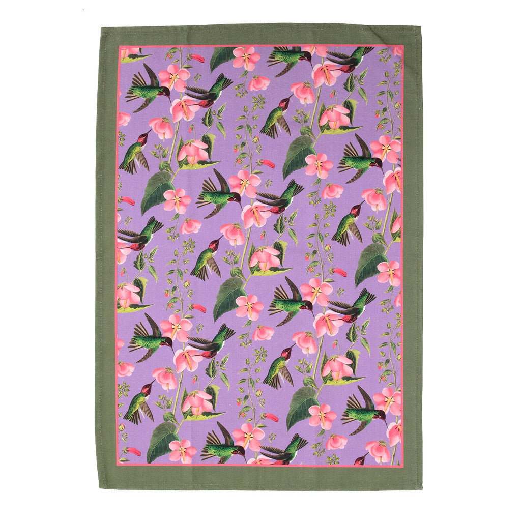 John Audubon Hummingbirds Tea Towel