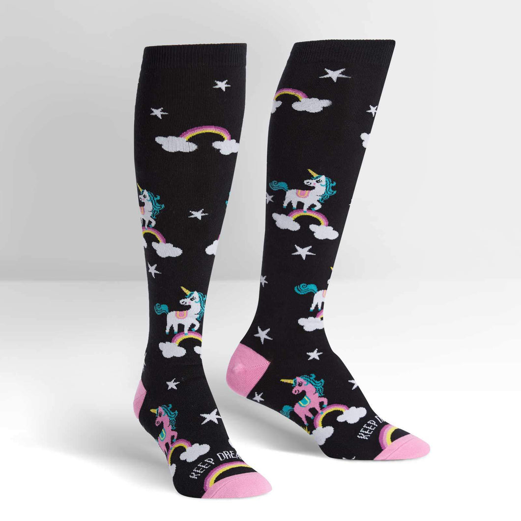 Keep Dreamin' - Women's Knee High Socks - Sock It To Me