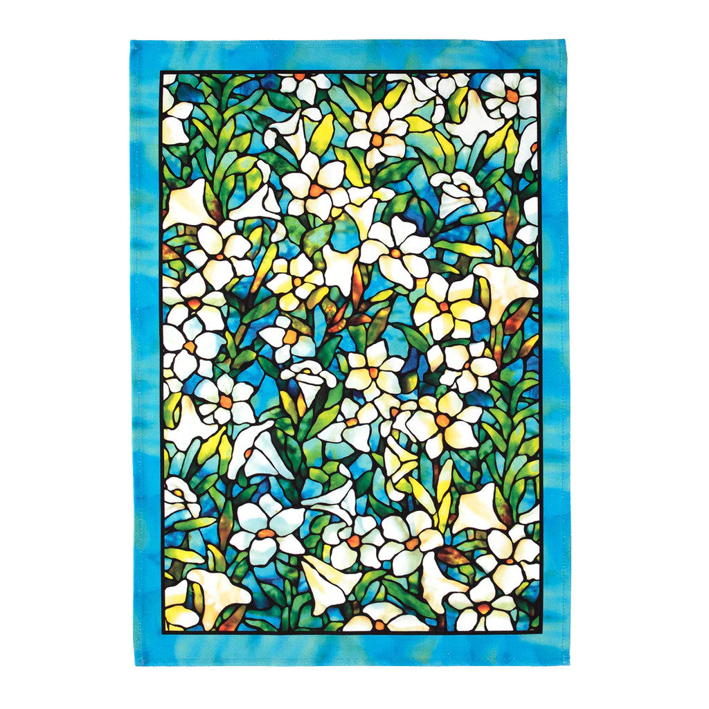 Tiffany Field Of Lilies Tea Towel