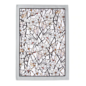 Tiffany Magnolia Window Tea Towel