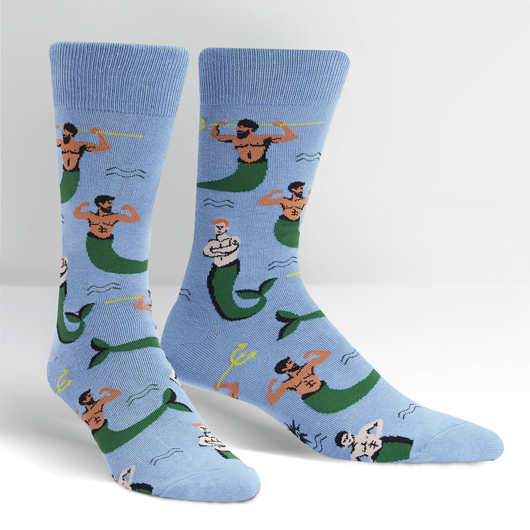 Mermen - Men's Crew Socks - Sock It To Me