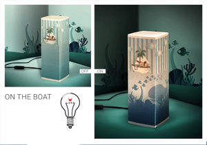 W-Lamp On The Boat 32cm