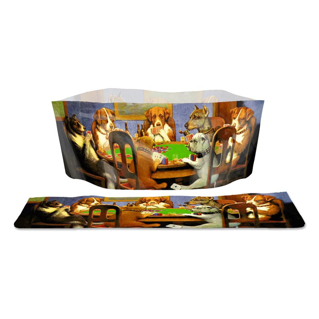 Cassius Marcellus Coolidge Dogs Playing Poker - Modgy Portable Dog Bowl